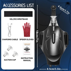 Jyyuehai Spider Web Shooter wire stays tangle-free for smooth slinging.
