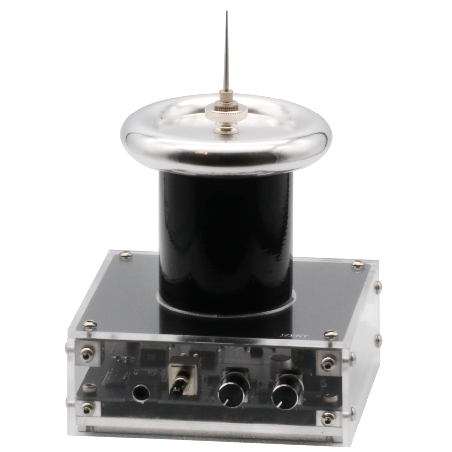 JZENT JE-28 three-tip discharge setup enables versatile arcs.