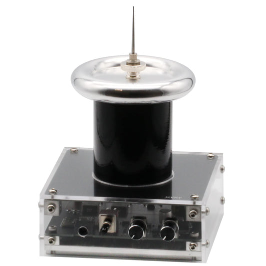 JZENT JE-28 three-tip discharge setup enables versatile arcs.
