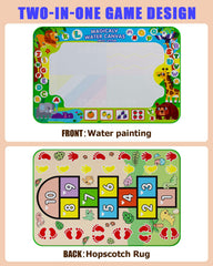 JZSIJ backpack-ready doodle mat with storage for mess-free travel.
