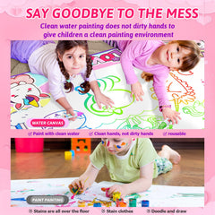 Educational templates and molds encourage shapes and alphabet recognition.