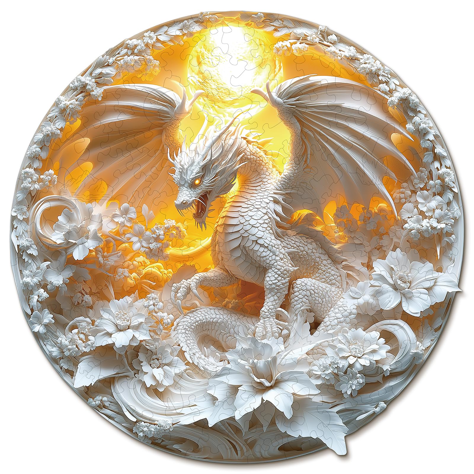 KAAYEE Dragon Puzzle 3D scene for immersive assembly and decorative display.