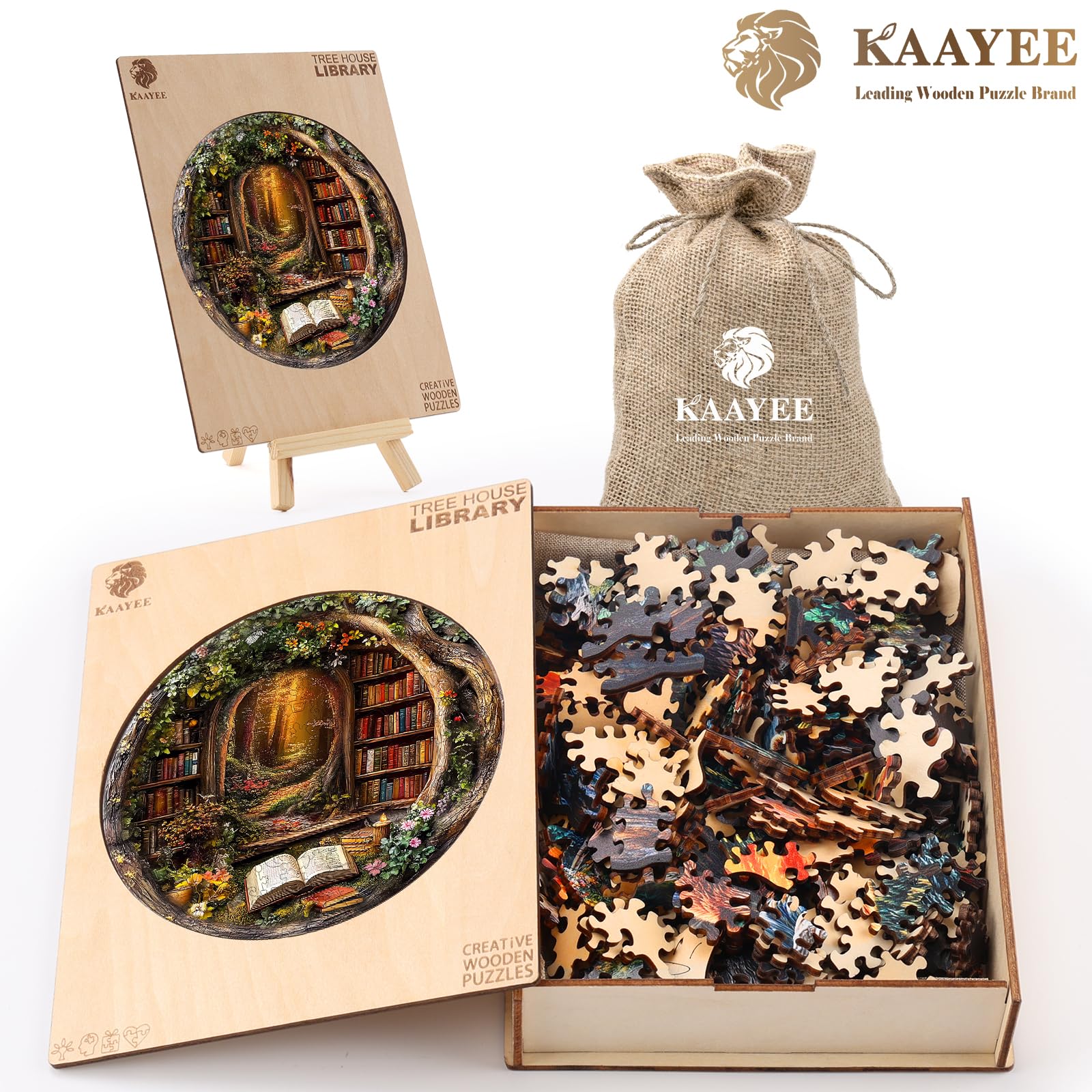 KAAYEE landmarks puzzle reveals intricate details for a visually striking decor piece.