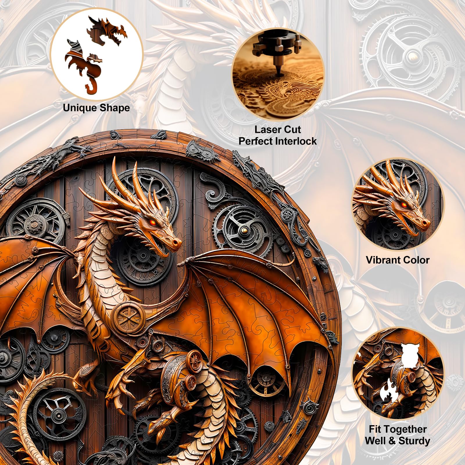 KAAYEE mechanical parts laser-cut with precision for a snug, satisfying fit.