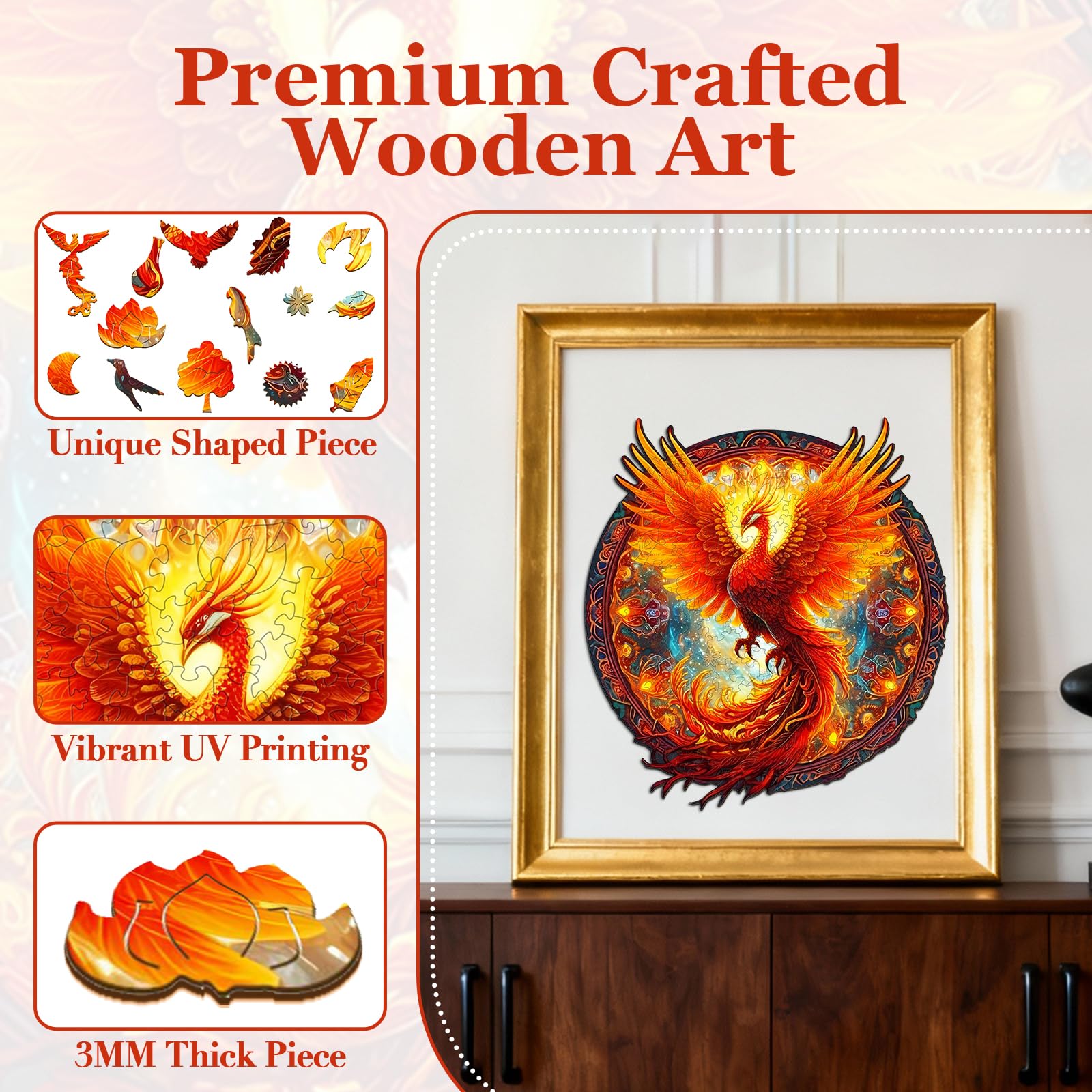 KAAYEE completed puzzle doubles as stylish home decor