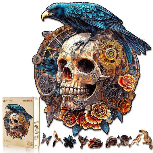 KAAYEE Raven 3D puzzle shows lifelike depth for display and play
