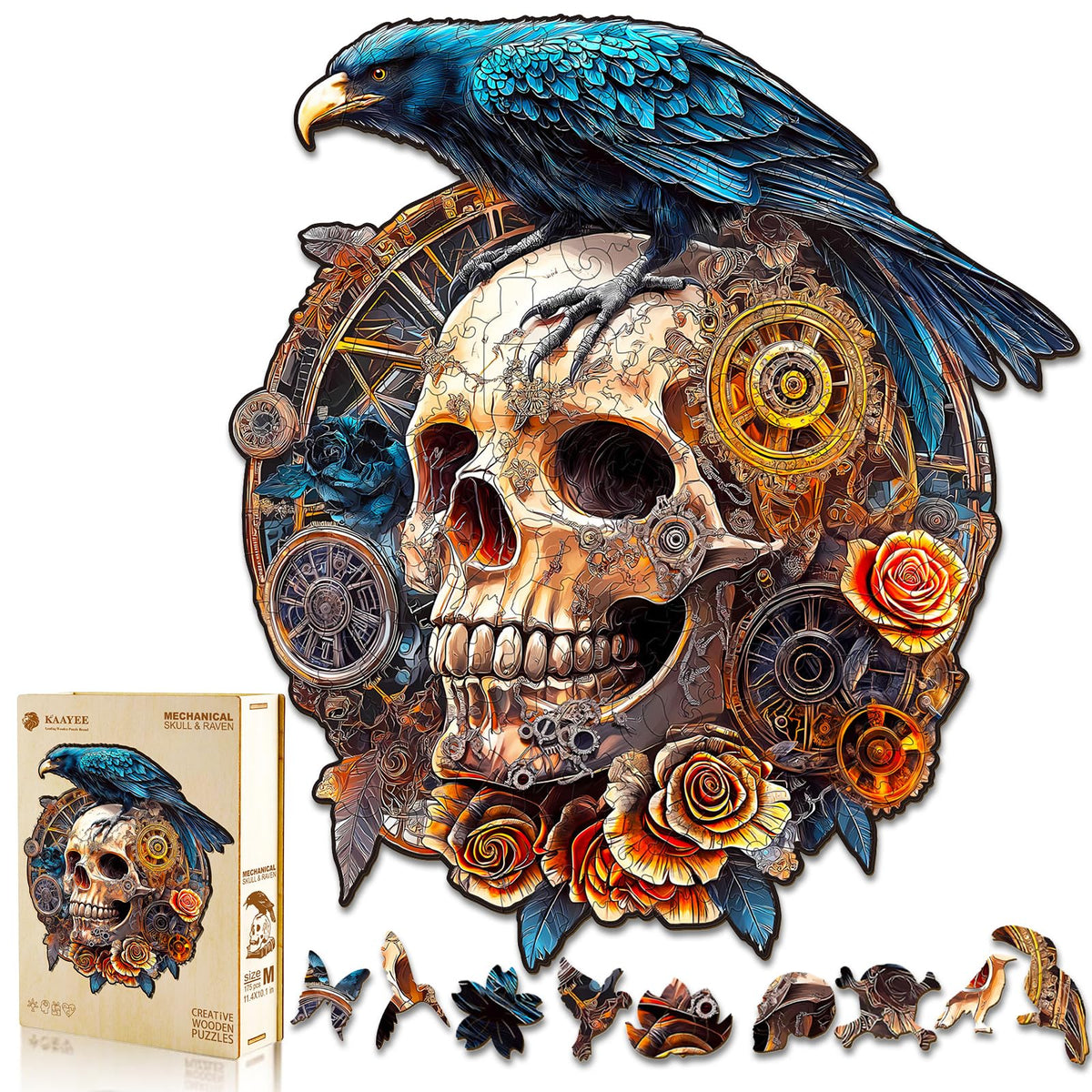 KAAYEE Raven 3D puzzle: immersive visuals for focused relaxation.