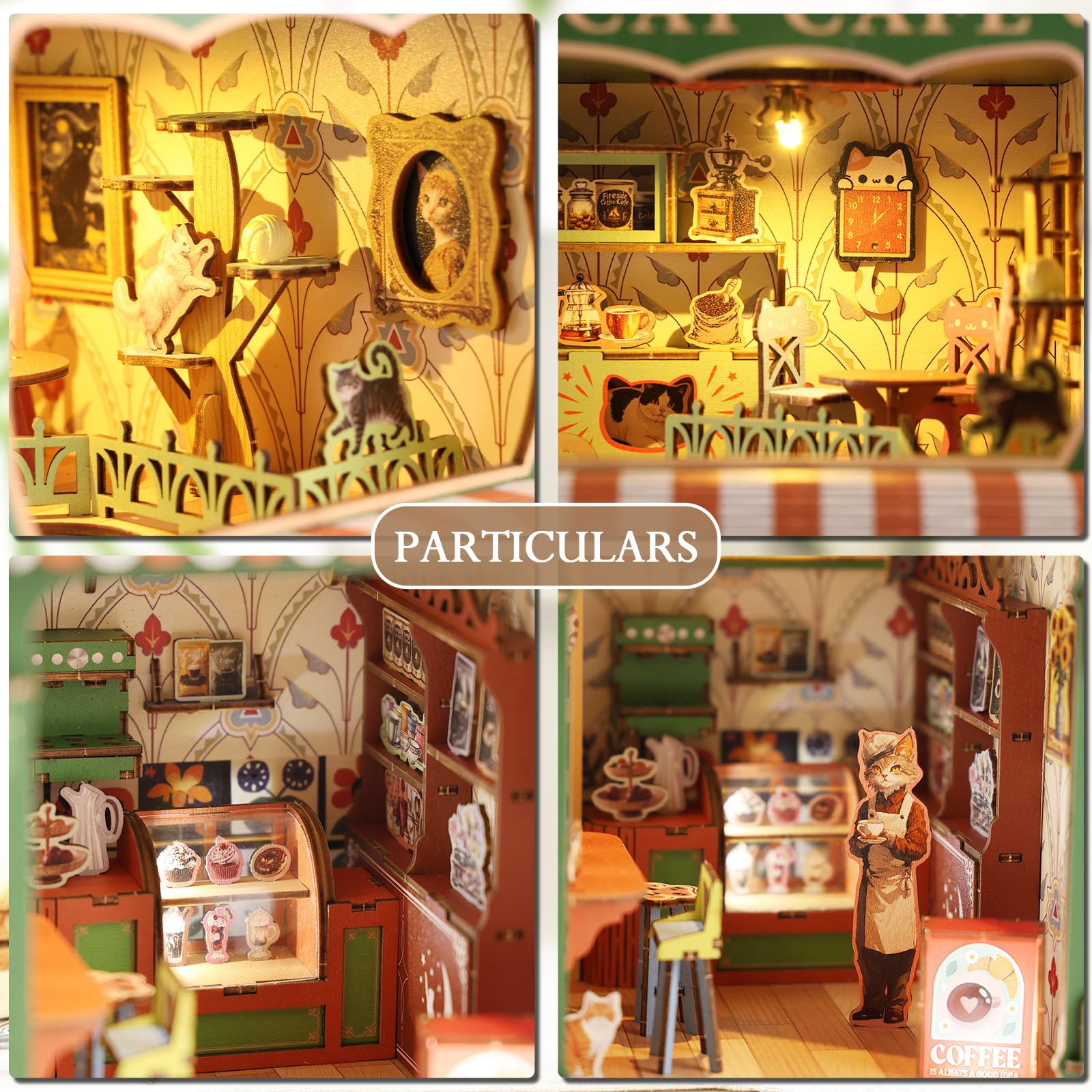 KaayeeWood Book Nook birch plywood detail ensures sturdy fit