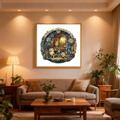 KaayeeWood colors reproduce the owl vividly for decorative display