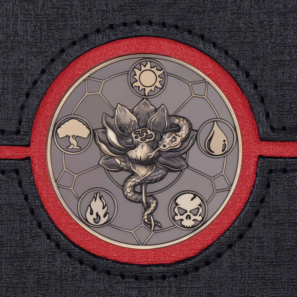 Close-up of Kabinka emblem highlighting premium metallic detail