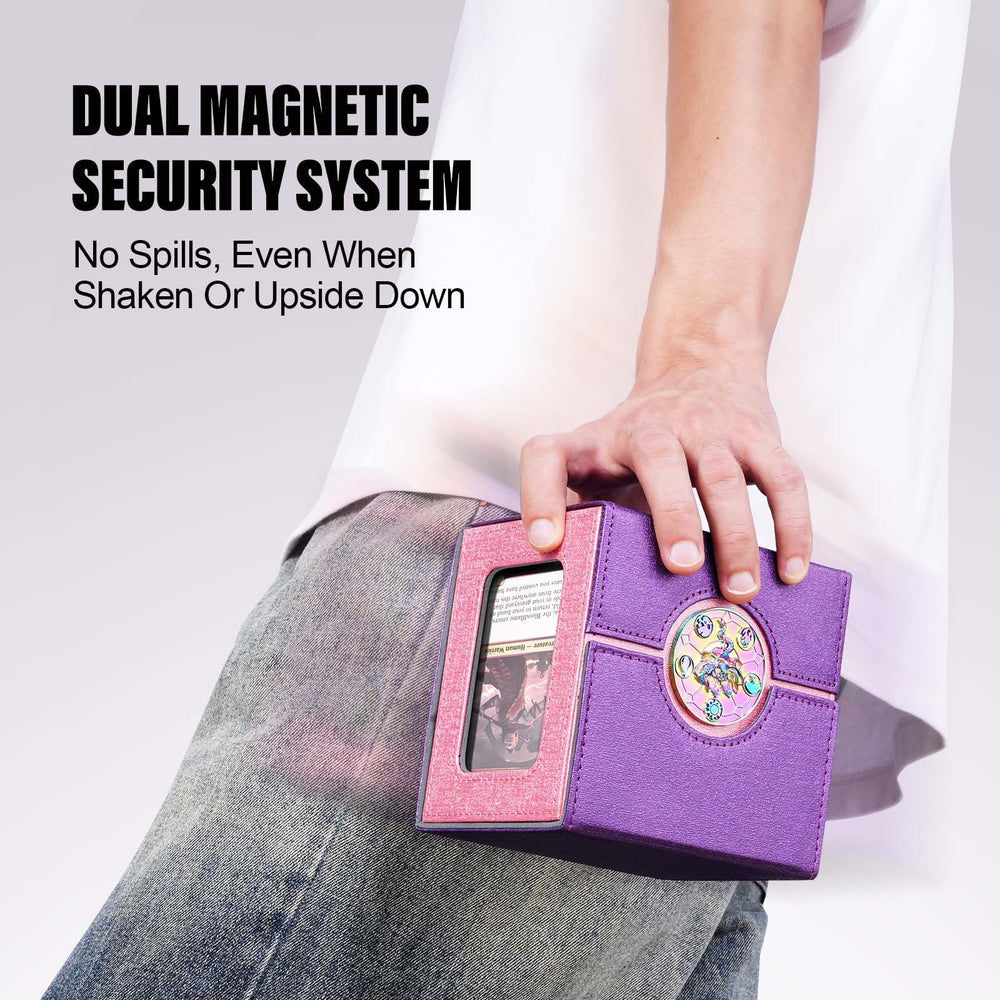 Wide U-shaped opening enables fast deck draws.