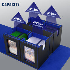 Kabinka magnetic card holders securing cards for easy access