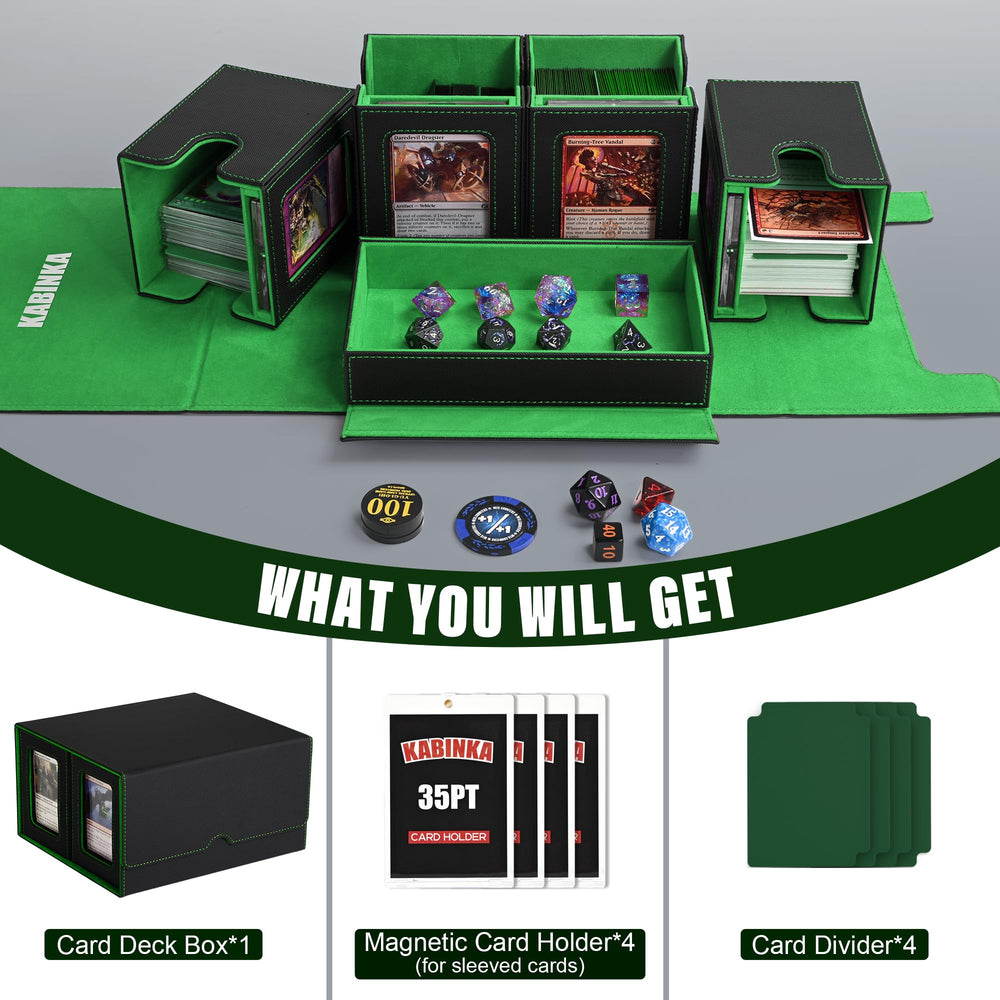 Kabinka soft fiber interior protects cards from scratches.