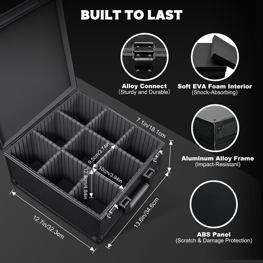 Sturdy carry handle and compact form make shows and trades easier to attend.