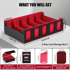 Kabinka top loaders provide sturdy protection for sleeved cards while traveling.