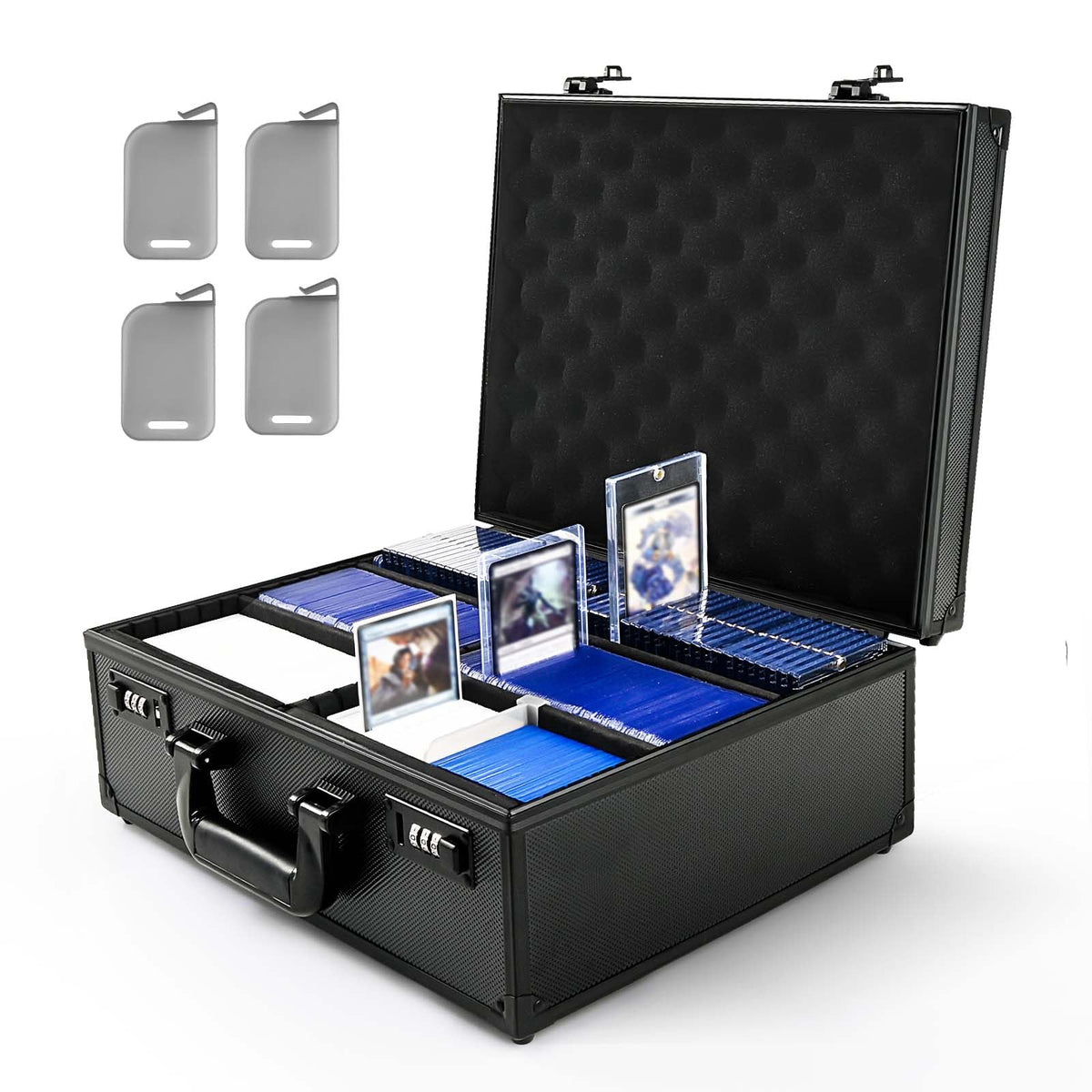 Kabinka top loaders storage box with lid open for quick access.
