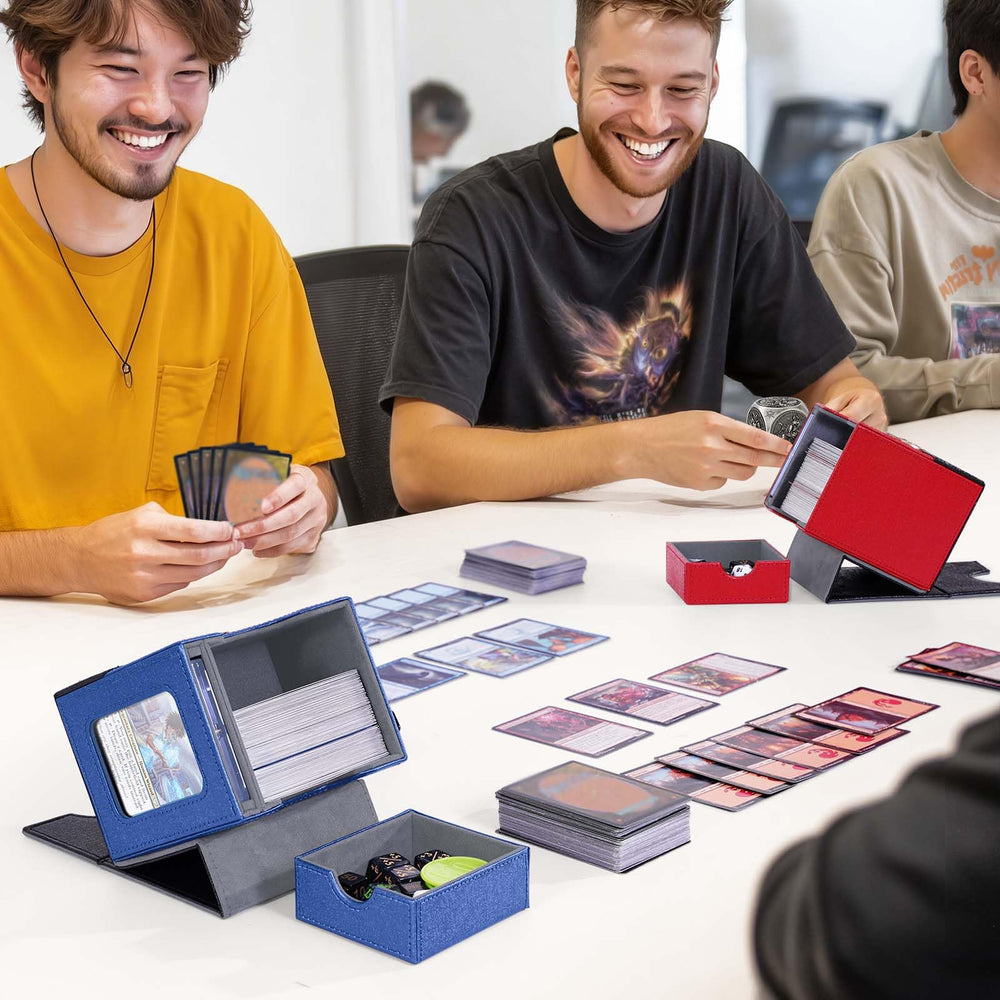 Kabinka deck box offers sturdy, tournament-ready storage with secure lid and dividers.