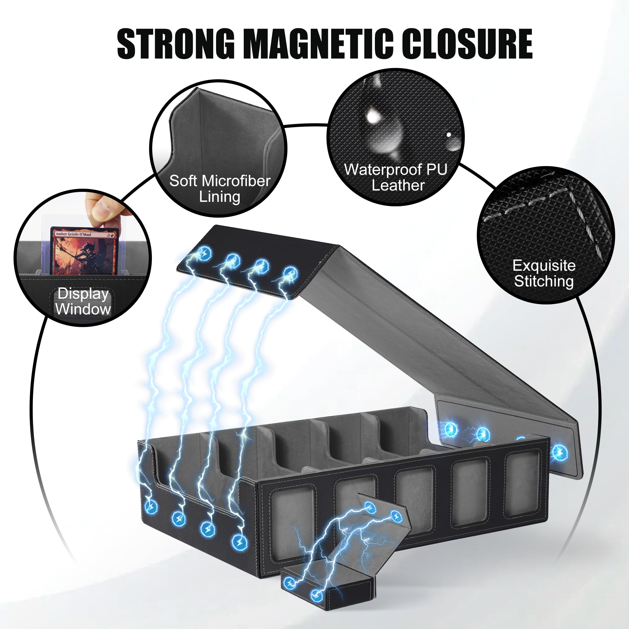 Kabinka storage box waterproof PU leather exterior protects contents.