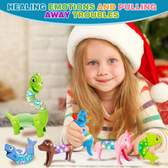 Kabvry LED bear Animal Pop Tube offers durable, flexible fun for kids.
