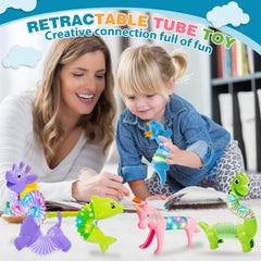 Kabvry LED butterfly Animal Pop Tube encourages gentle squeezing and color glow.