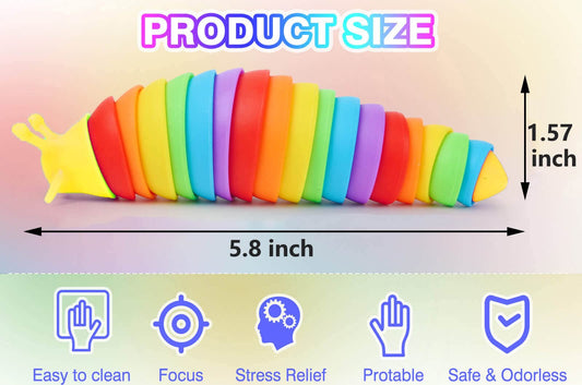 Kabvry Sensory Slug with macarons colors emphasizing visual calm and engagement