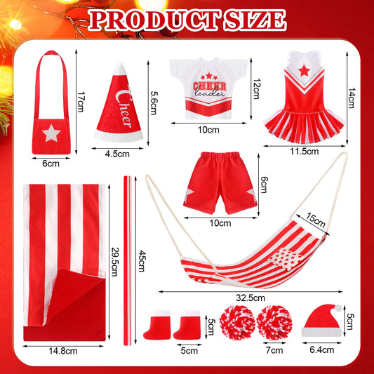 Kacctyen Christmas doll kit dress adds festive style to playtime.