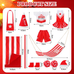 Kacctyen Christmas doll kit dress adds festive style to playtime.