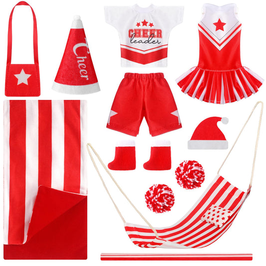 Kacctyen Christmas doll kit sleeping bag for cozy play and easy storage.