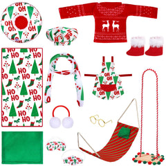 Kacctyen Christmas doll sleeping bag image showing soft cozy comfort for imaginative play