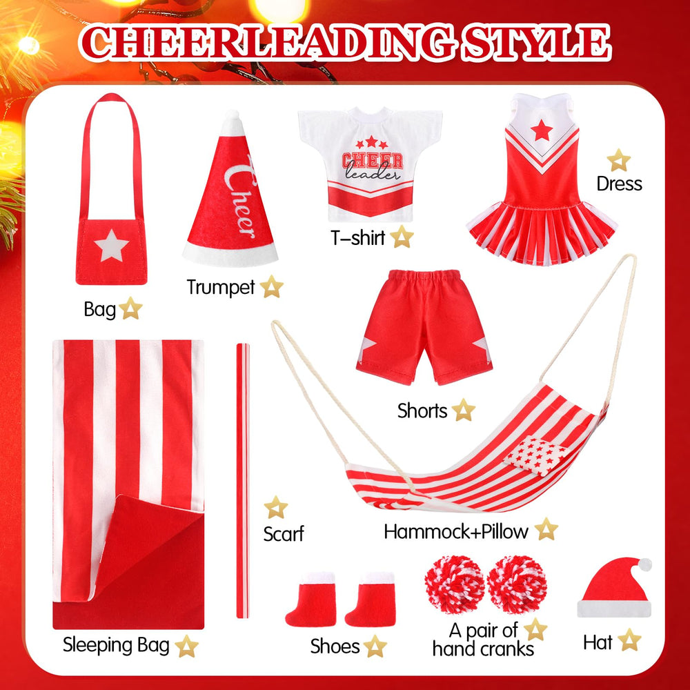 Kacctyen Christmas doll kit top for versatile holiday outfits.