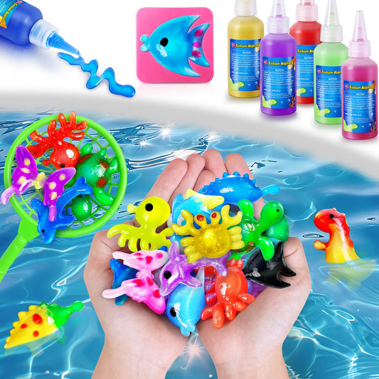 Kacwsoay 8 animal molds bring water pets to life during crafts.