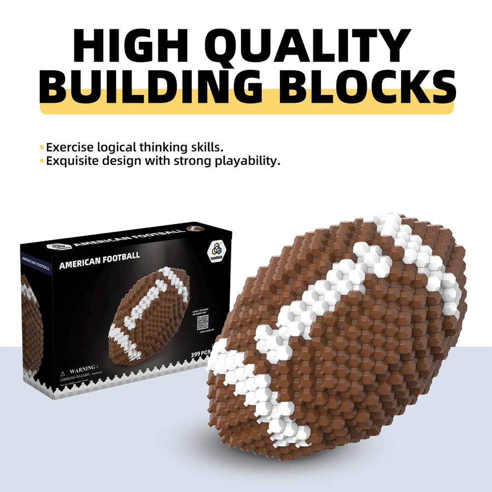 Kadele assembled football model serves as a stylish desk decoration