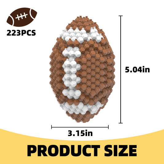 KADELE football block set finished model on desk, a striking decor piece
