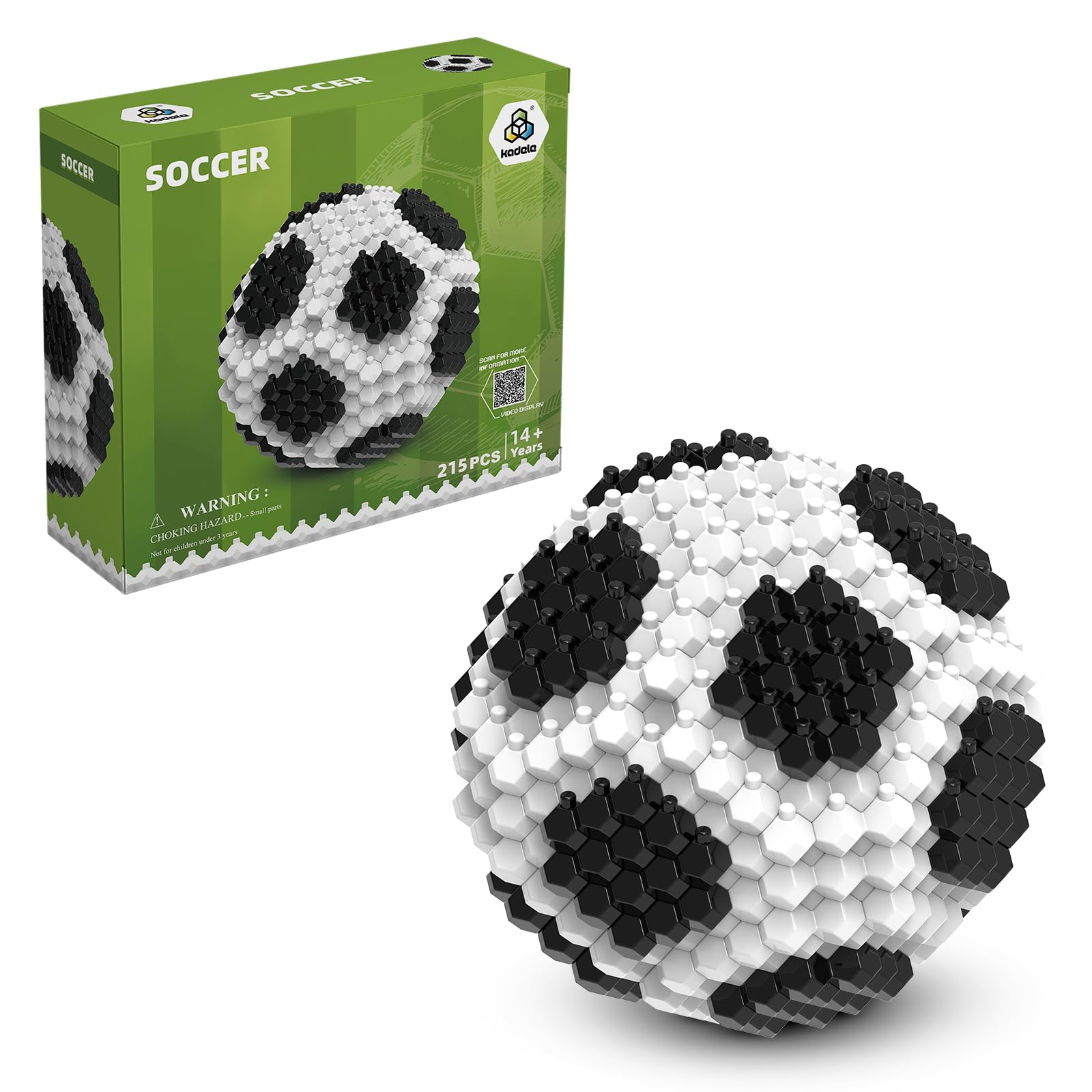 KADELE soccer building ball display on desk enhances home decor