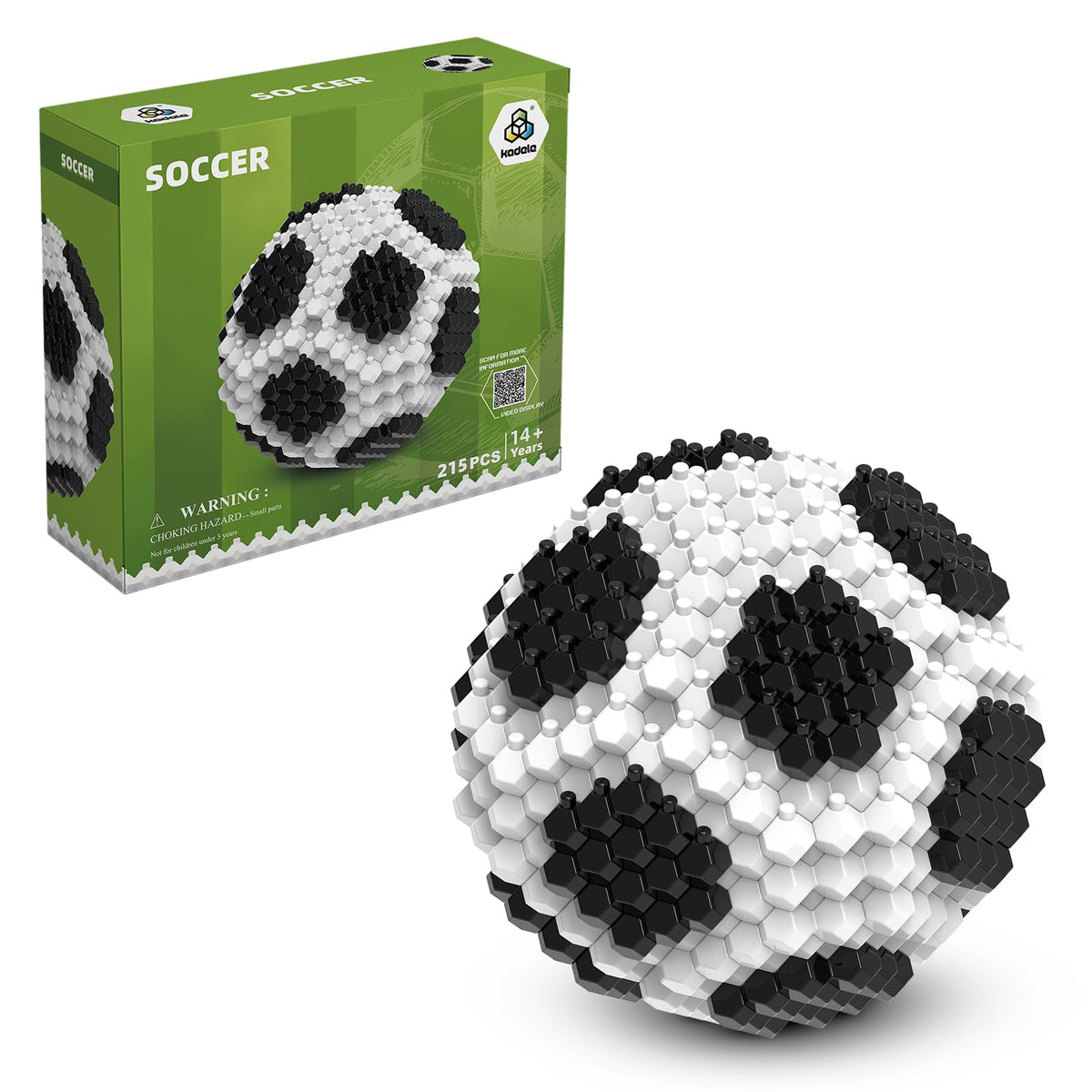 KADELE soccer building ball display on desk enhances home decor