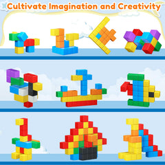 KAEILORU ABS material blocks with rounded edges ensure safe, comfortable play.