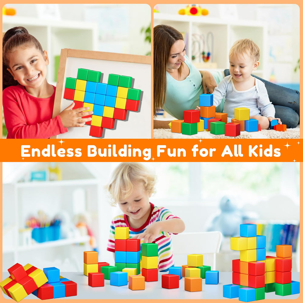 KAEILORU blocks feature safe rounded edges for gentle toddler exploration.
