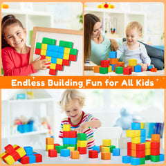 KAEILORU magnetic tiles promote STEM learning and collaborative play.