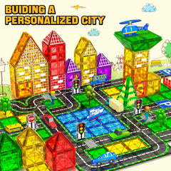 KAEILORU magnetic tiles upgraded magnets delivering stronger holds for bigger builds