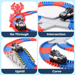 KaeKid Spider Track pieces flex and snap for creative layouts