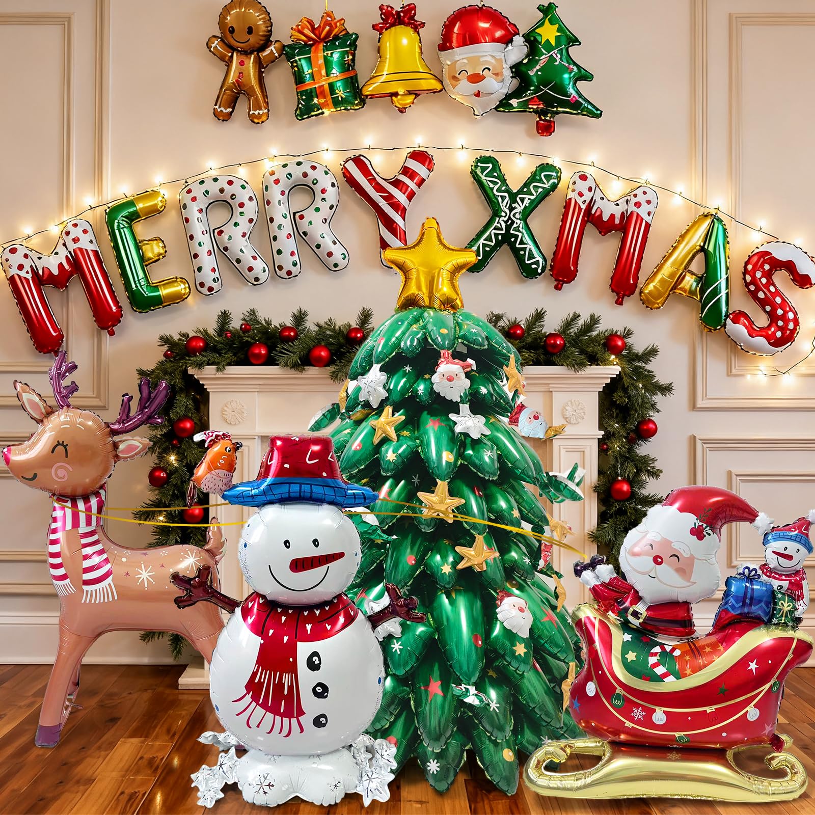 KaelidThrum snowman balloon adds a playful winter vibe to celebrations.