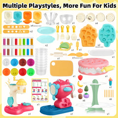 Gift-ready Kaelinda 77Pcs playdough set ideal for birthdays and parties