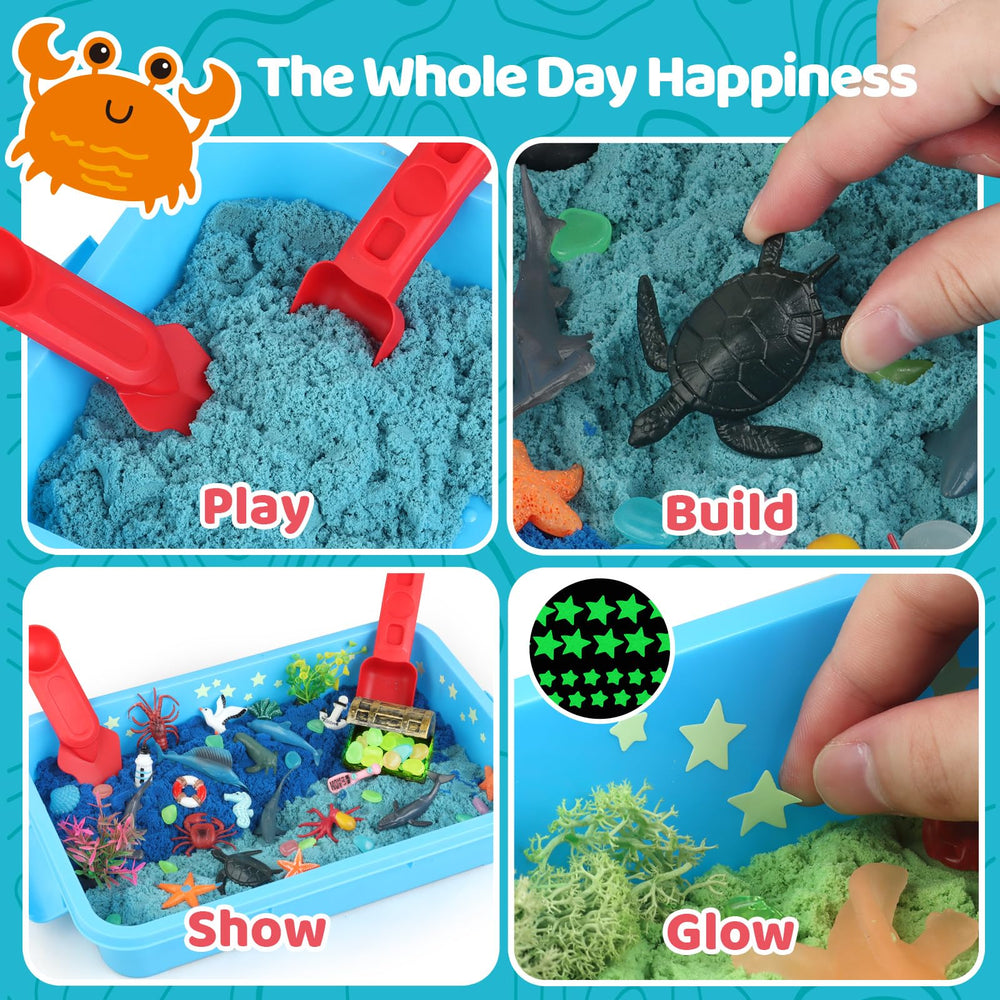 Kaelinda ultra-clean sand stays mess-free for easy cleanup