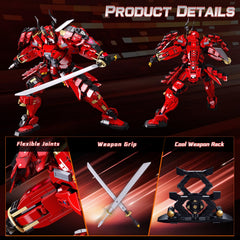 Kafei mech articulated joints enable dynamic posing and versatile battle stances
