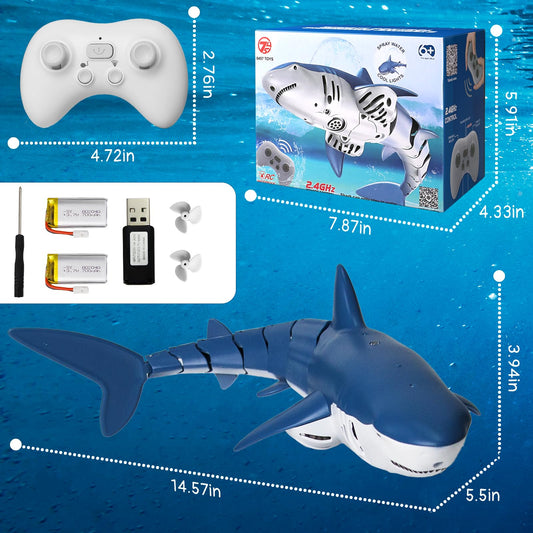 Kafuzi RC Shark Toy 1-18 scale for realistic pool adventures.