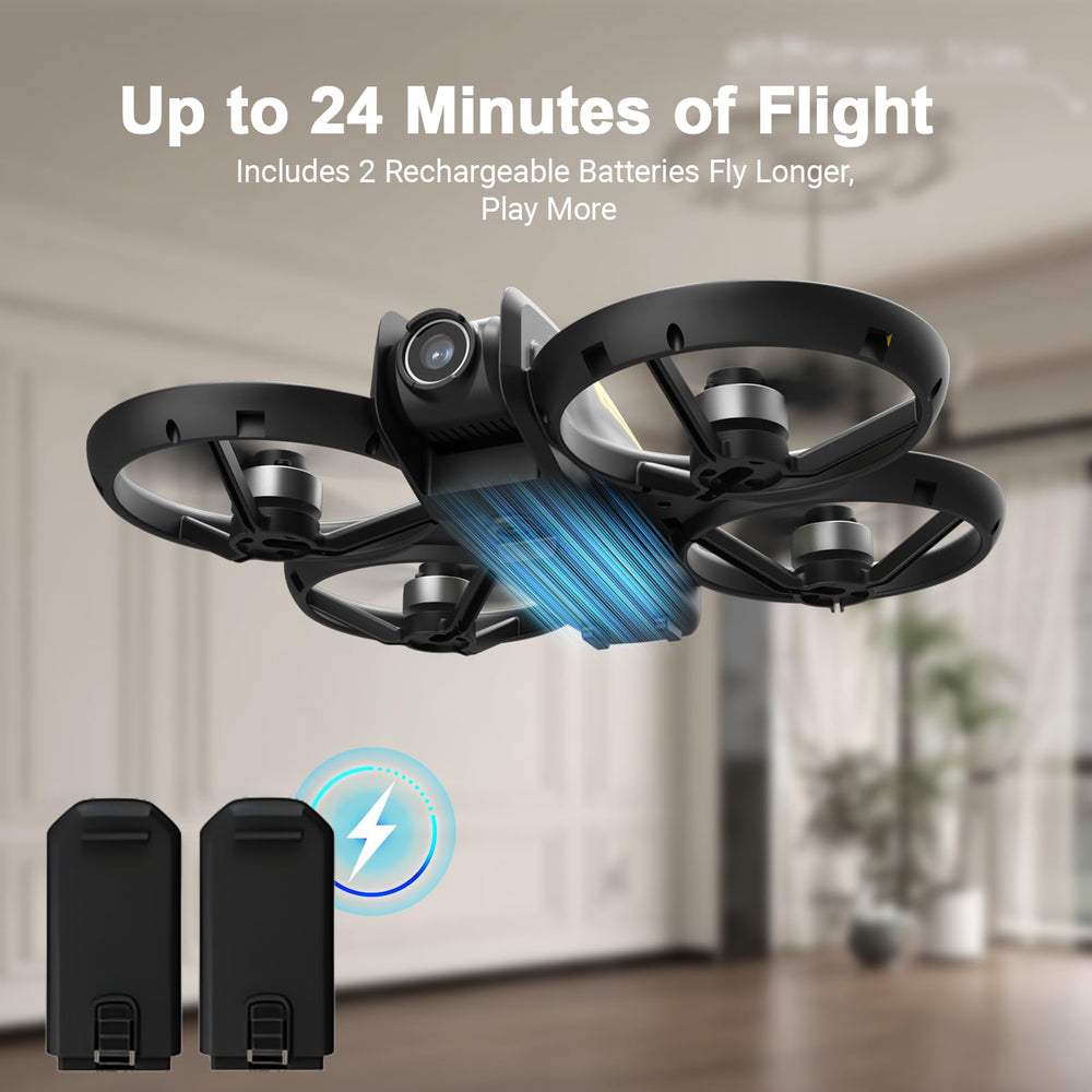 KAGEEN drone streams FPV video to a phone for live viewing.