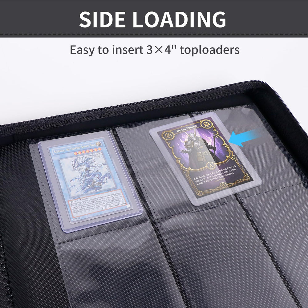 KAGSWAMO zipper closure prevents accidental spills and keeps cards secure