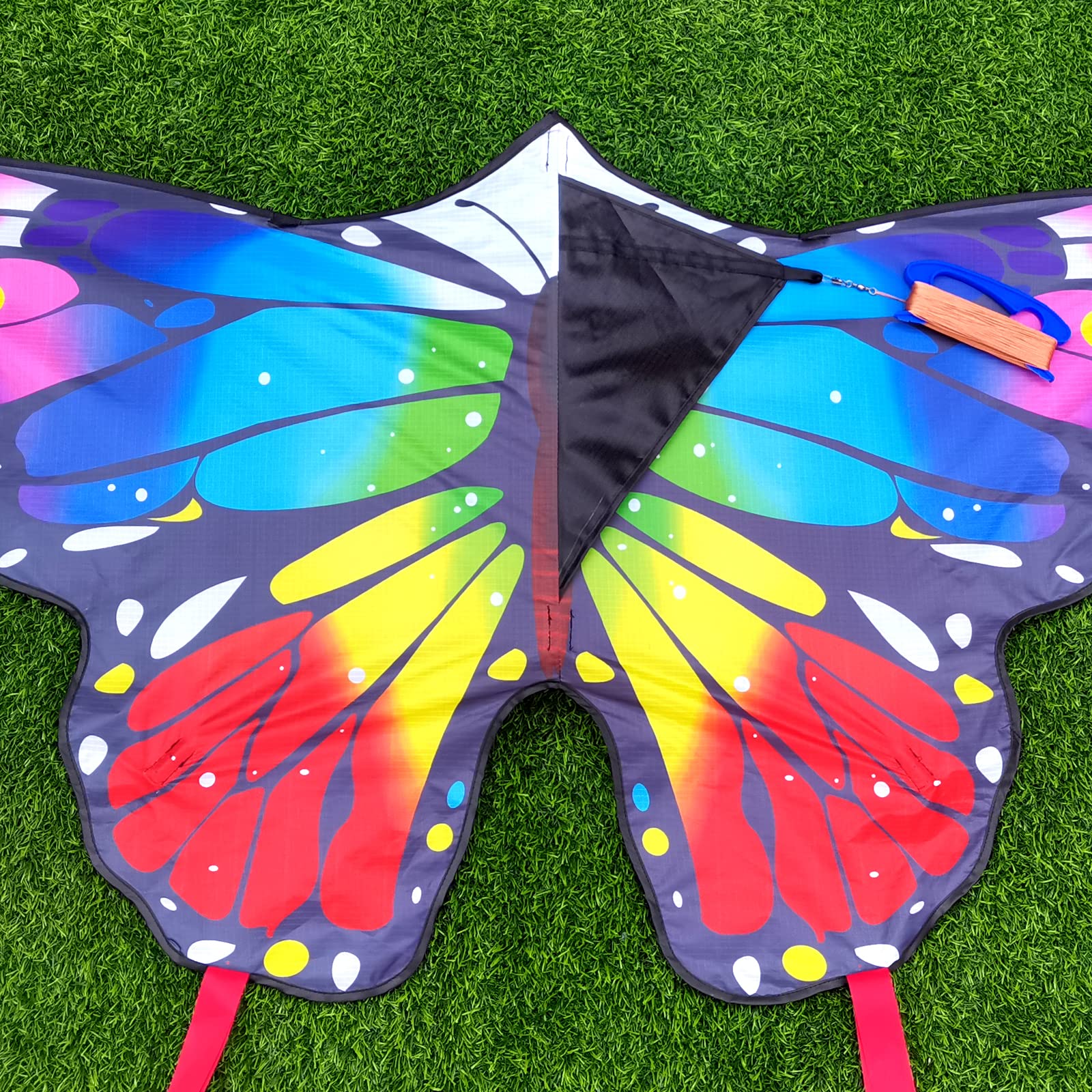 Kaiciuss Butterfly Kite with four tails for stability