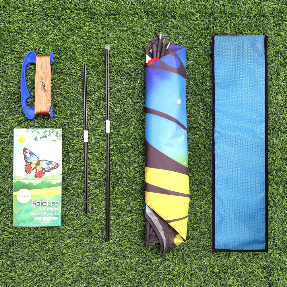 Kaiciuss Butterfly Kite vinyl material highlights durability