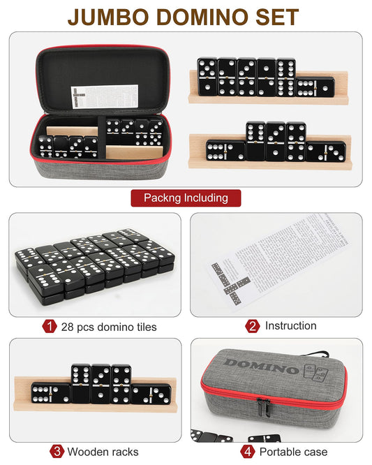 KAILE domino racks four per set for organized gameplay